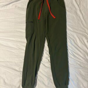 Figs Dark Olive Zamora Tall Jogger Scrubs
